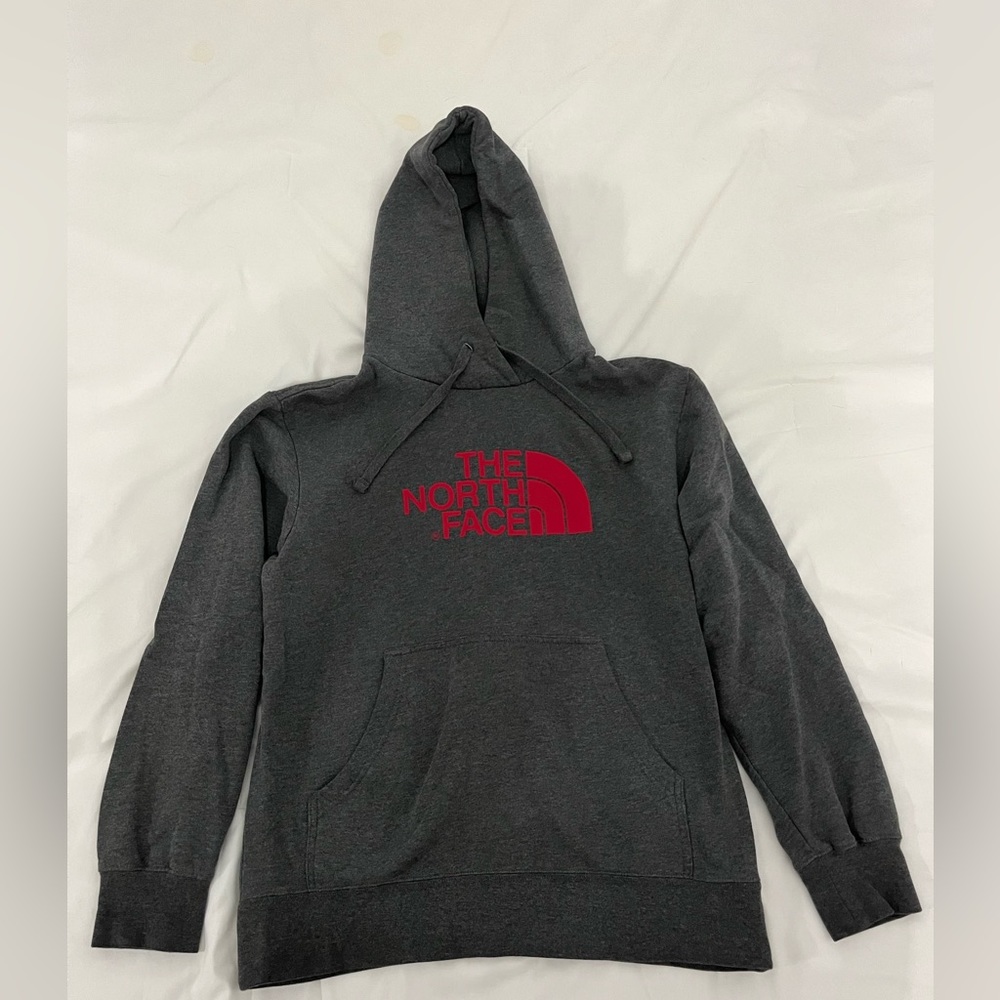 The North Face Gray Sweatshirt Hoodie Medium